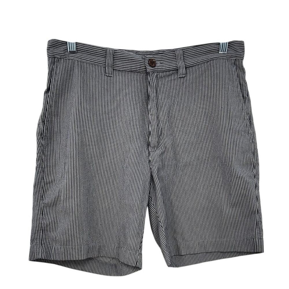 Men's Patagonia Cotton M's Puckerware Shorts Size 32 Black Grey - Picture 2 of 10